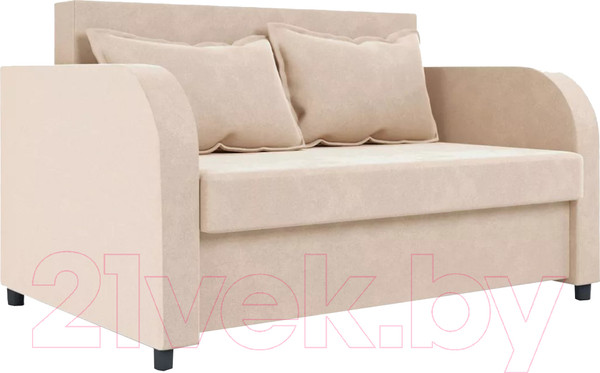 Изображение товара Диван Stolline Алекс 2 (велюр кремовый)