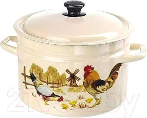 Изображение товара Кастрюля КМЗ Подворье 41704-122/6-У4 (слоновая кость)