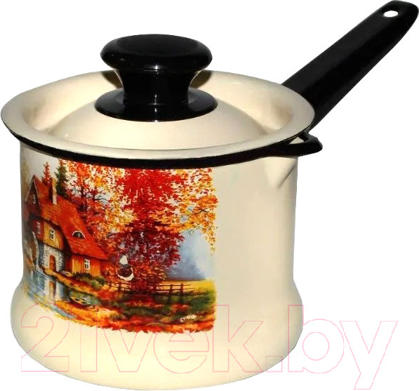 Изображение товара Ковш КМЗ Старая мельница 90204-072/4 (слоновая кость, с крышкой)