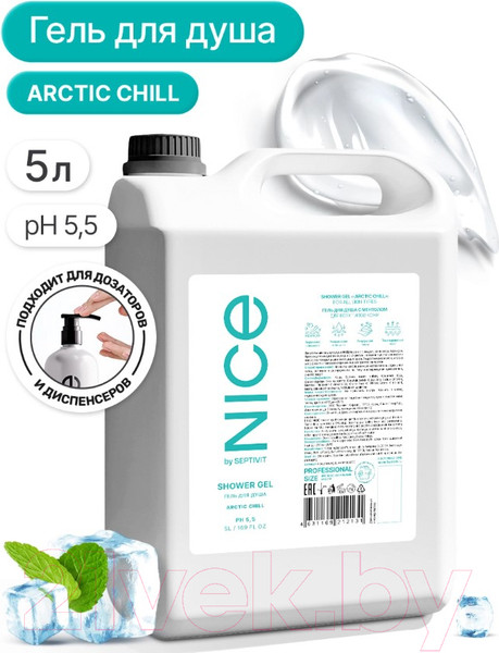 Изображение товара Гель для душа NICE by Septivit Arctic Chill (5л)