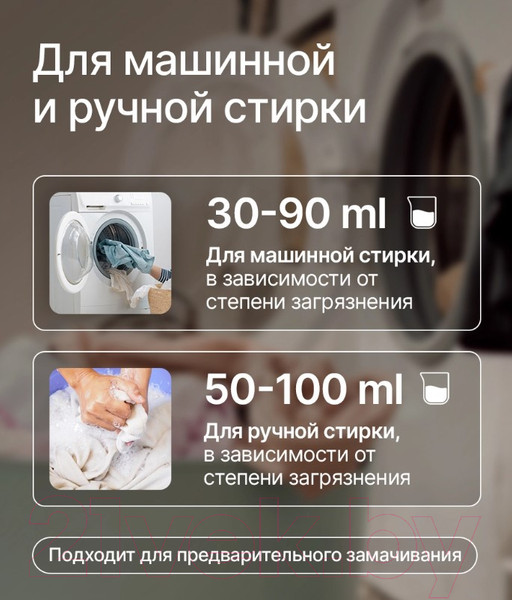 Изображение товара Гель для стирки NICE by Septivit Для всех видов тканей (5л)