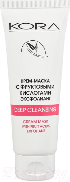 Изображение товара Маска для лица кремовая Kora Эксфолиант с фруктовыми кислотами (75мл)