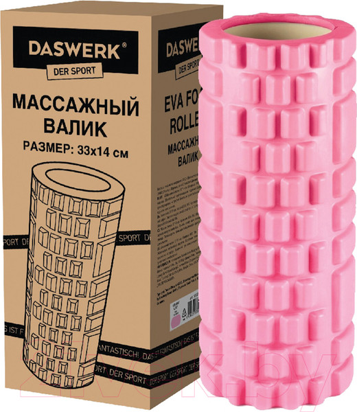 Изображение товара Валик для фитнеса Daswerk 680022 (розовый)