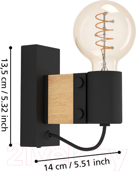 Изображение товара Бра Eglo Bailrigg 43903