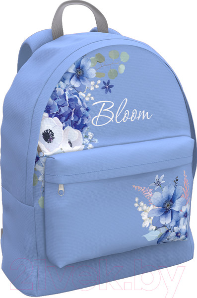 Изображение товара Школьный рюкзак Erich Krause EasyLine 17L Pastel Bloom. Light Blue / 61940