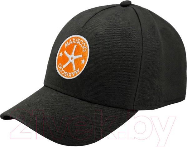 Изображение товара Бейсболка Maxiscoo MS-CAP-6-56-BK (черный)