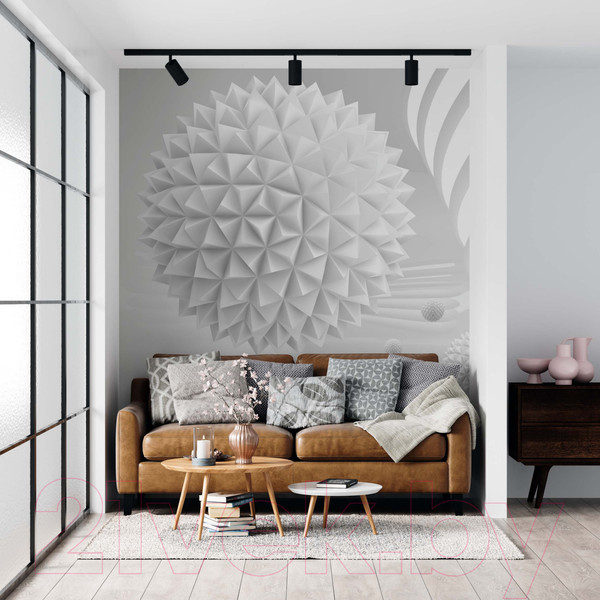 Изображение товара Фотообои листовые ФабрикаФресок 3D Шары светлые / 082265 (200x265)