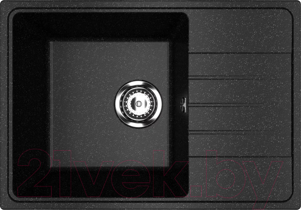 Изображение товара Мойка кухонная Practik PR-M 600-004 (черный оникс)