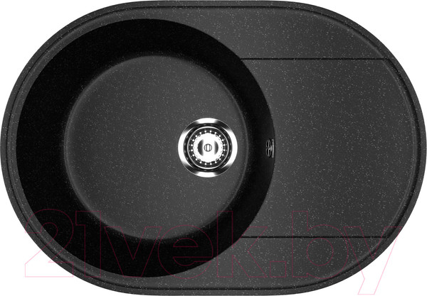 Изображение товара Мойка кухонная Practik PR-M 610-004 (черный оникс)