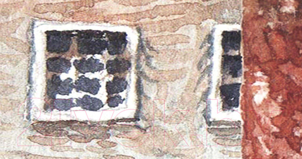 Изображение товара Фотообои листовые ФабрикаФресок Акварельные Домики для детей / 123265 (300x265)