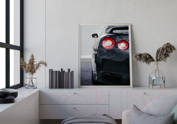 Изображение товара Фотообои листовые ФабрикаФресок Nissan GTR / 141130 (130x100)