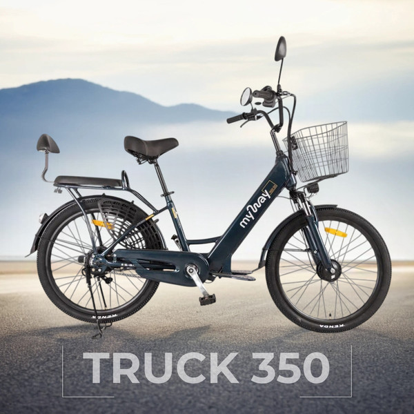Изображение товара Электровелосипед MyWay Truck 350 24 (15, темно-синий)