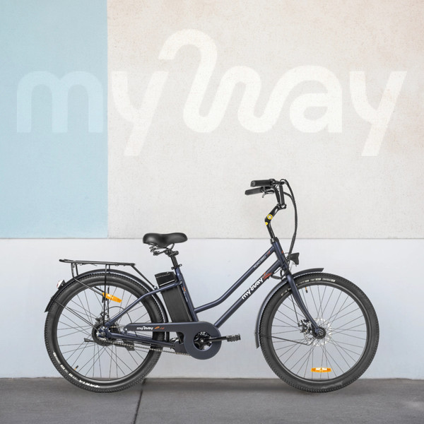 Изображение товара Электровелосипед MyWay Road 250 26 (17, черный антрацит матовый)