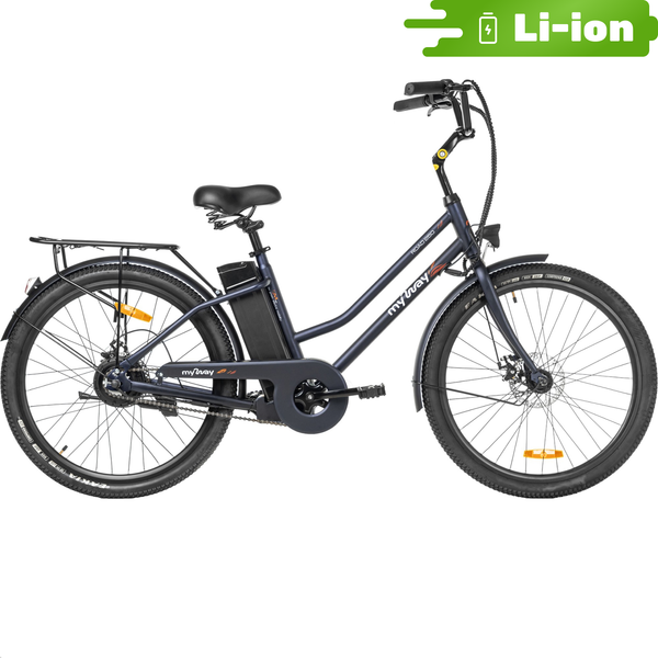 Изображение товара Электровелосипед MyWay Road 250 26 (17, черный антрацит матовый)