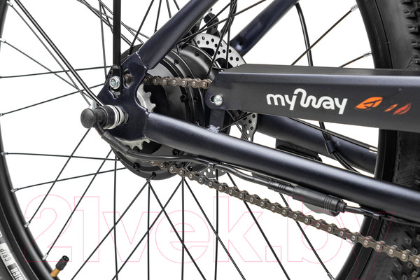 Изображение товара Электровелосипед MyWay Road 250 26 (17, черный антрацит матовый)