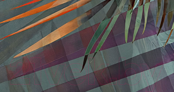 Изображение товара Фотообои листовые ФабрикаФресок Пальмовые листья Афреска / 181280 (100x280)