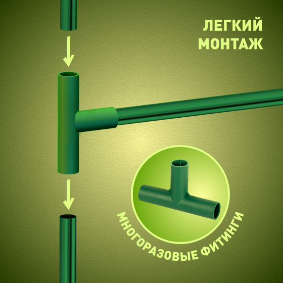 Изображение товара Теплица ЭРА Fito-House-Medium со светильниками / Б0059874