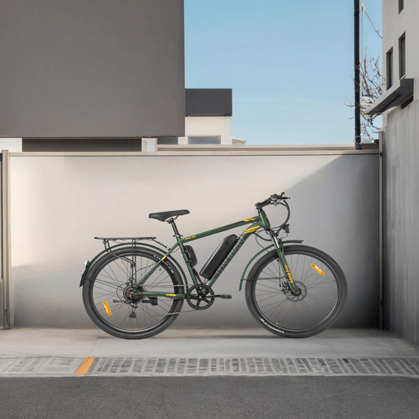 Изображение товара Электровелосипед MyWay Rock 350 27.5 (19, зеленый матовый)