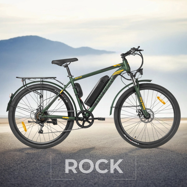 Изображение товара Электровелосипед MyWay Rock 350 27.5 (19, зеленый матовый)