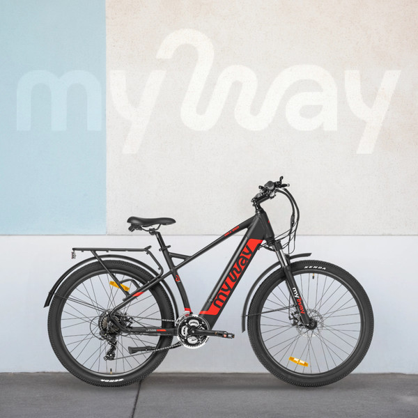 Изображение товара Электровелосипед MyWay Hill 250 27.5 (19, черный матовый)