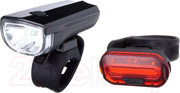 Изображение товара Набор фонарей для велосипеда Jingyi JY-7024+JY-6068T