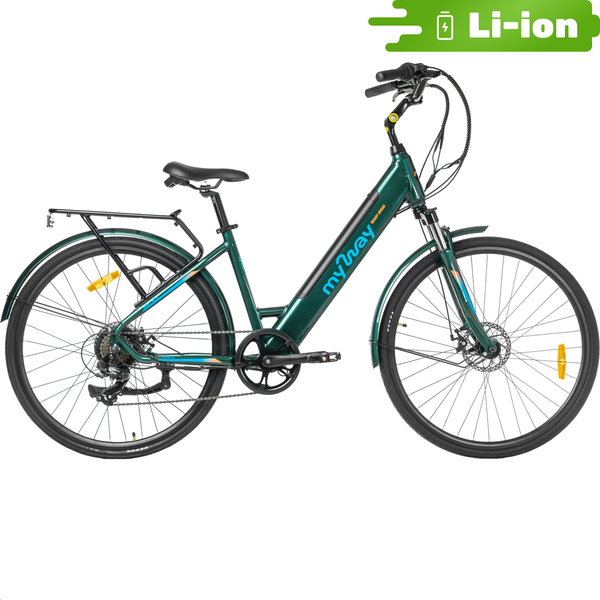Изображение товара Электровелосипед MyWay Trip 250 28 (17, лазурный)