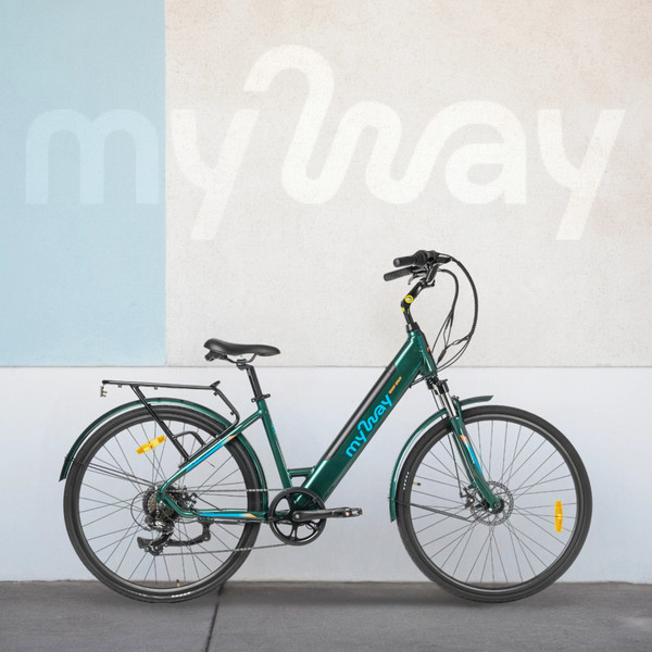Изображение товара Электровелосипед MyWay Trip 250 28 (17, лазурный)