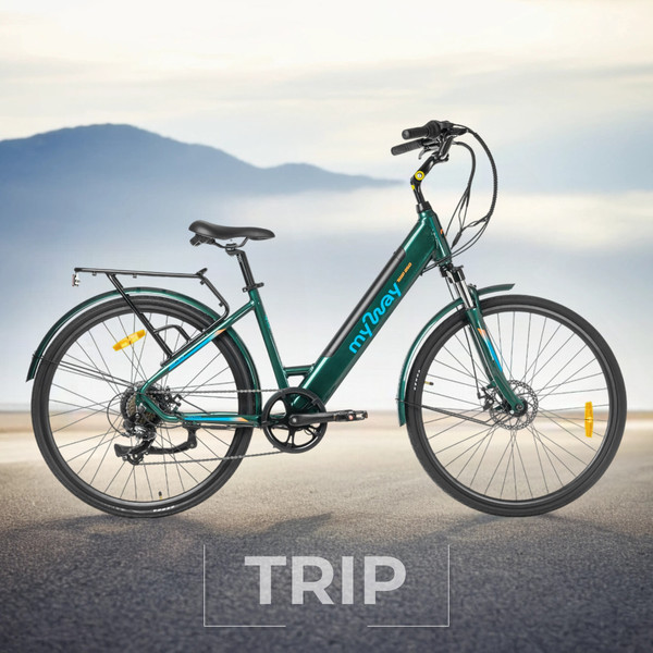 Изображение товара Электровелосипед MyWay Trip 250 28 (17, лазурный)