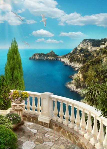 Изображение товара Фотообои листовые ФабрикаФресок Фреска Набережная / 212280 (200x280)