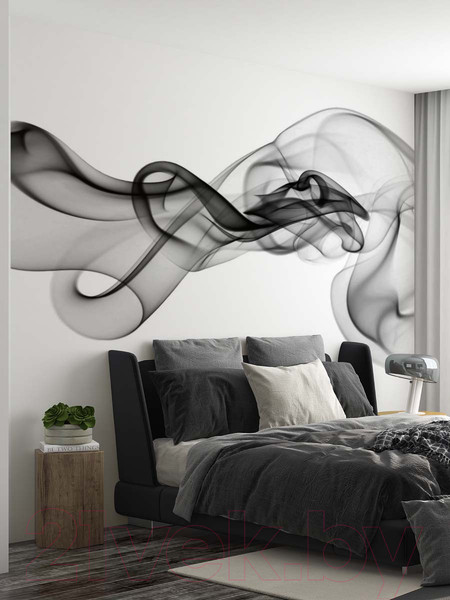 Изображение товара Фотообои листовые ФабрикаФресок Черные флюиды / 434270 (400x270)