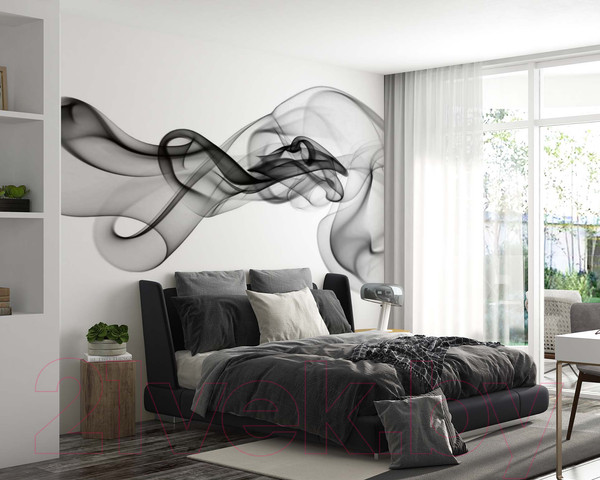 Изображение товара Фотообои листовые ФабрикаФресок Черные флюиды / 434270 (400x270)