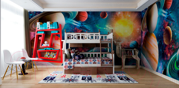 Изображение товара Фотообои листовые ФабрикаФресок Космос / 465270 (500x270)