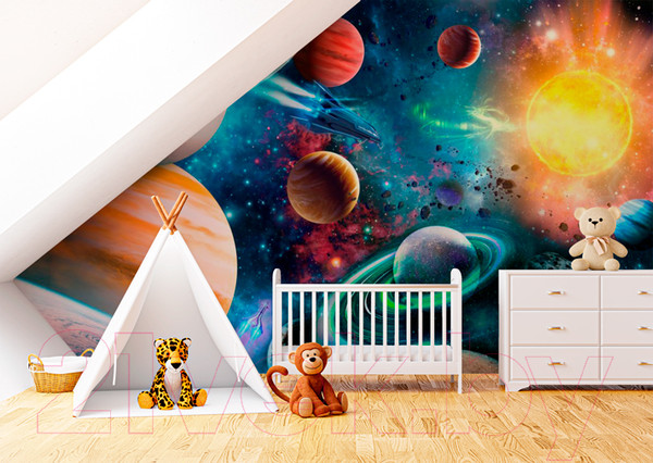 Изображение товара Фотообои листовые ФабрикаФресок Космос / 465270 (500x270)