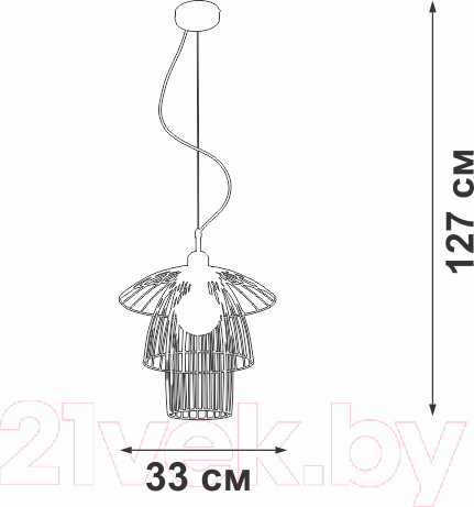 Изображение товара Потолочный светильник Vitaluce V4984-1/1S