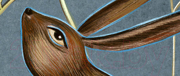 Изображение товара Фотообои листовые ФабрикаФресок Зайцы в цветах Афреска / 562270 (200x270)