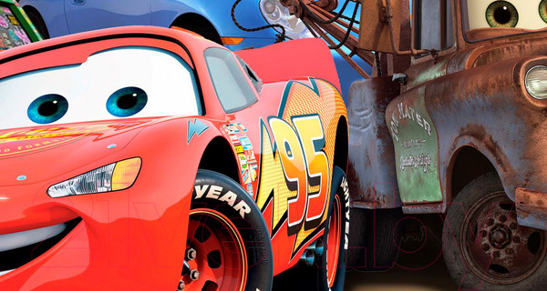 Изображение товара Фотообои листовые ФабрикаФресок Детские Тачки / 451301 (130x100)