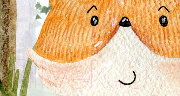 Изображение товара Фотообои листовые ФабрикаФресок Звери в лесу / 604270 (400x270)