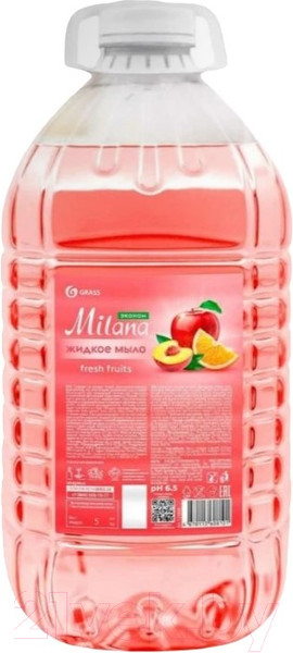 Изображение товара Мыло жидкое Grass Milana Fresh Fruits / 125806 (5л)