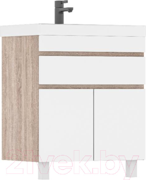 Изображение товара Тумба под умывальник Volna Conty 70.2D.1Y (напольная)