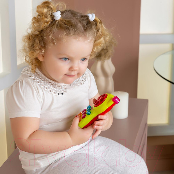 Изображение товара Развивающая игрушка Азбукварик Телефончик Каруселька / 3133 (зеленый)