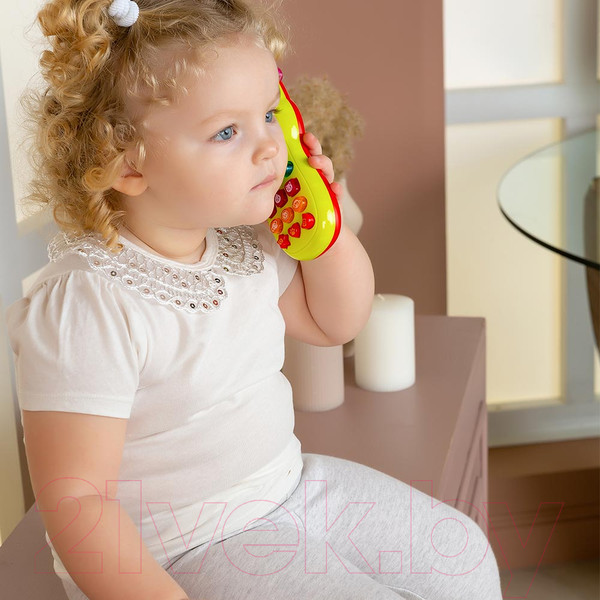 Изображение товара Развивающая игрушка Азбукварик Телефончик Каруселька / 3133 (зеленый)