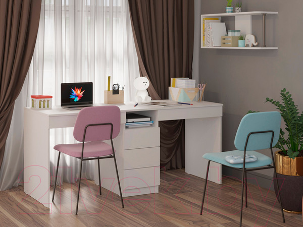 Изображение товара Письменный стол Премиум Твист (белый)