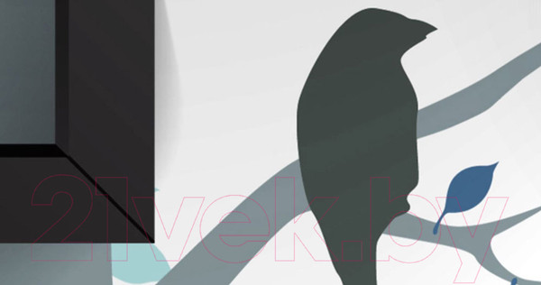 Изображение товара Фотообои листовые ФабрикаФресок Бирюзовые квадраты / 633270 (300x270)