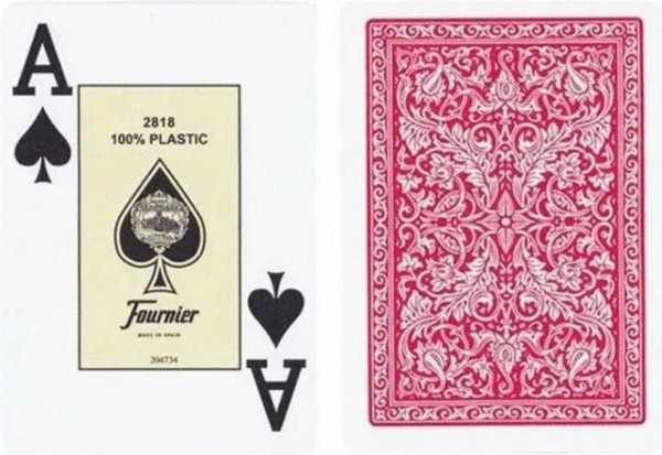 Изображение товара Игральные карты Fournier 2818 / F22473-r (красный)