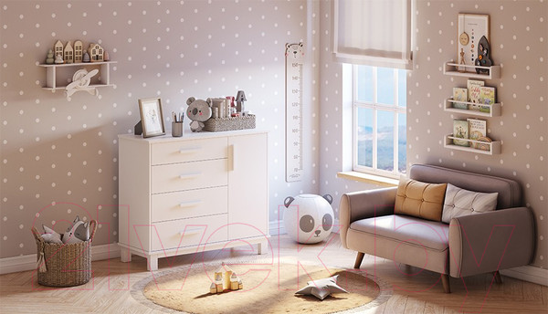 Изображение товара Тумба Polini Kids Simple 3403 / 0002615.9 (белый)