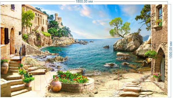 Изображение товара Фотообои листовые ФабрикаФресок Фреска Солнечная гавань / 681180 (180x100)