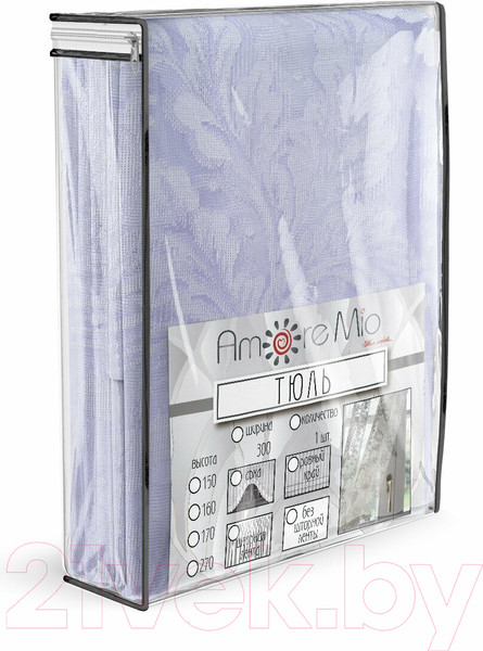 Изображение товара Гардина Amore Mio Жаккардовый 6PL 37891-01 300x2.7 / 92111 (белый)