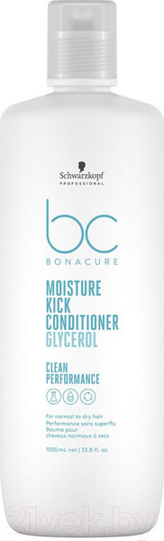 Изображение товара Кондиционер для волос Schwarzkopf Professional Bonacure Hyaluronic Moisture Kick Интенсивное увлажнение (1л)