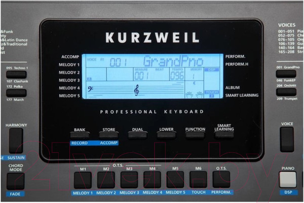 Изображение товара Синтезатор Kurzweil KP150 LB (черный)