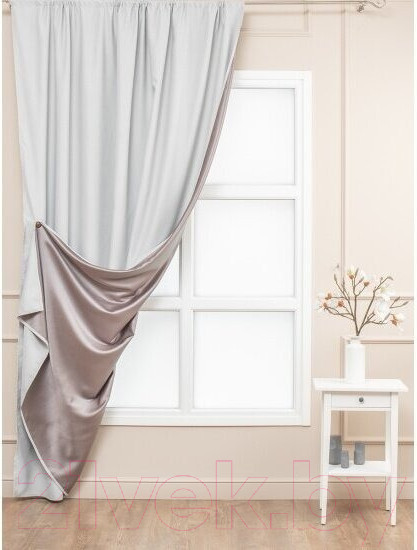 Изображение товара Штора Amore Mio Блэкаут однотонный Milan-20 200x2.7 / 85172 (серый)